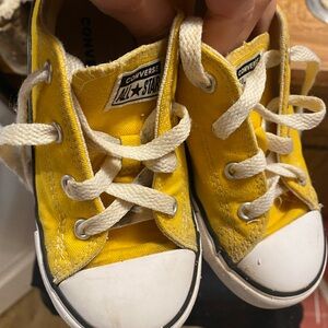 Converse Kids Bright Yellow Sneakers